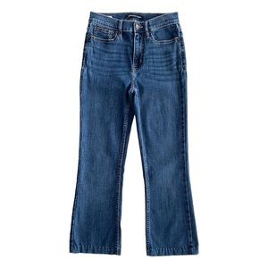 Calvin Klein Jeans High Rise Demi Boot Dark Wash Denim Women's Size 2 Short
